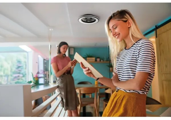 Kanlux 38033-LED PLAVE 48W/230V ventilátoros lámpa 3000/4000/6500K +DO