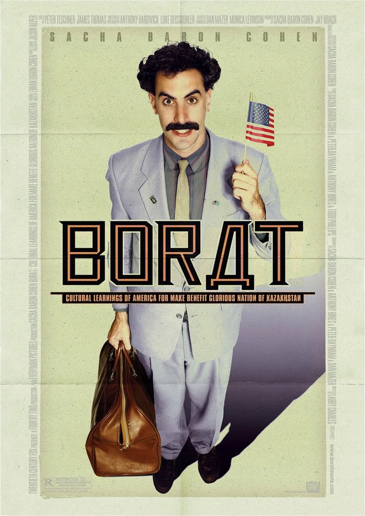 Poszter Borat Sacha Baron Cohen