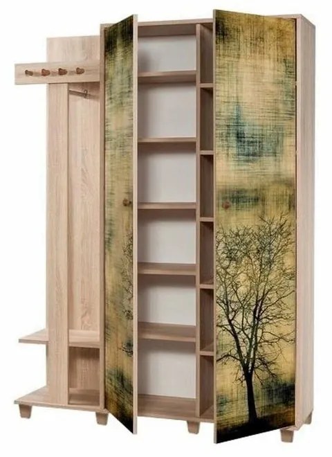 Garmanto Tree Sonoma Oak Double akasztós szekrény