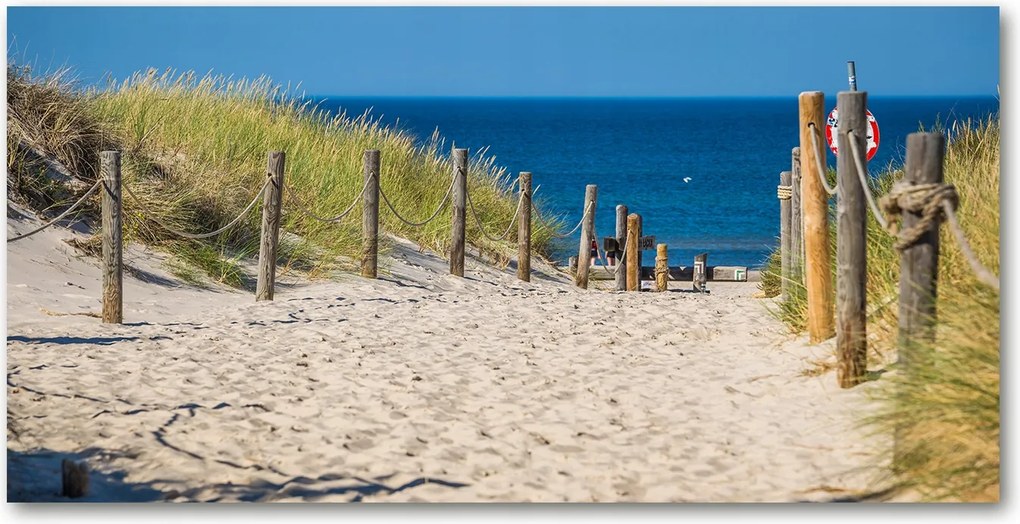 Fotó üvegkép Tengerparti dűnék 140x70