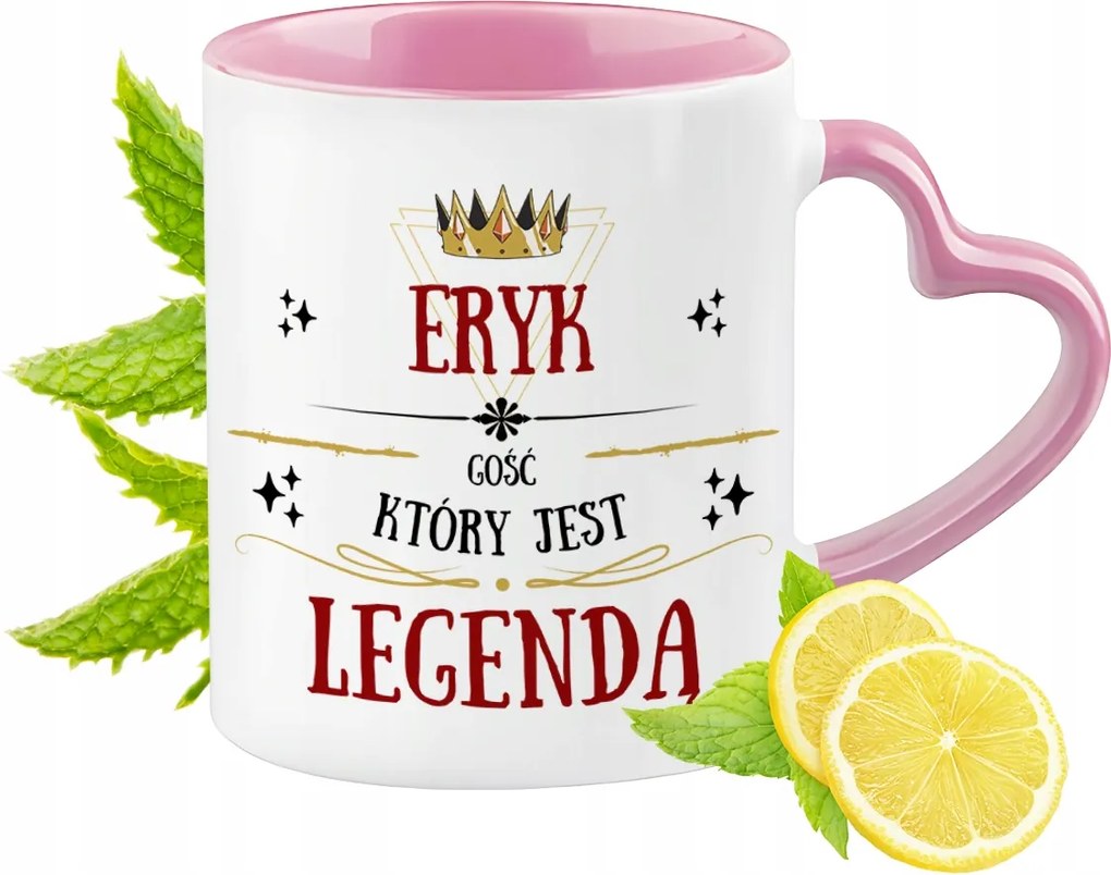 Erik Bögre Rózsaszín Szív Alakú Füllel Kávé Ajándék