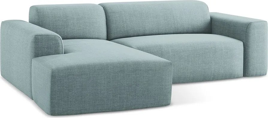 Kék sarokkanapé (bal oldali-heverő résszel) Keli – Makamii