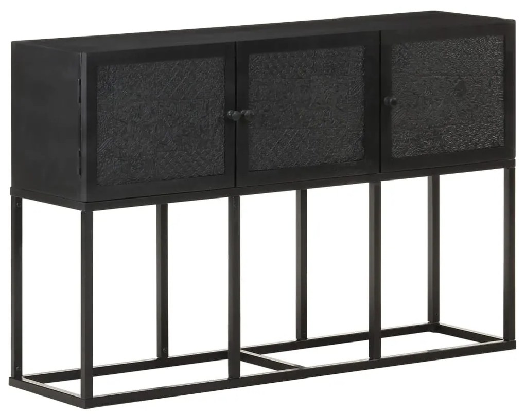 tömör mangófa tálalószekrény 115 x 30 x 76 cm