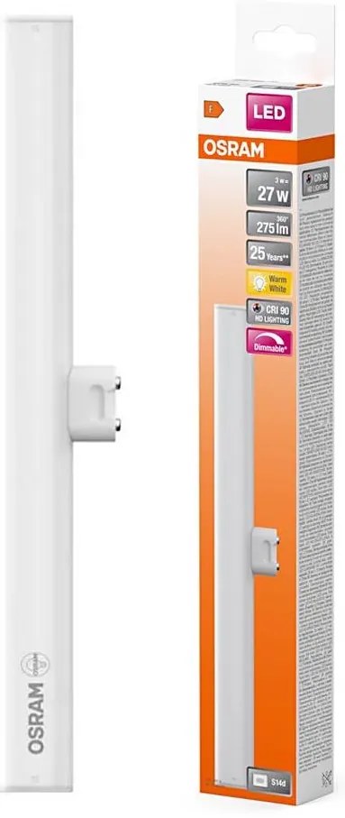 LED Dimmelhető fénycső S14d/3W/230V 2700K 30 cm CRI 90 - Osram