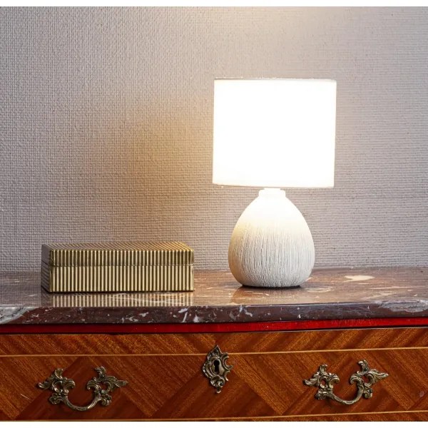 Cottex 8000150-5504 - MADISON asztali lámpa 1xE14/8W/230V krémszínű