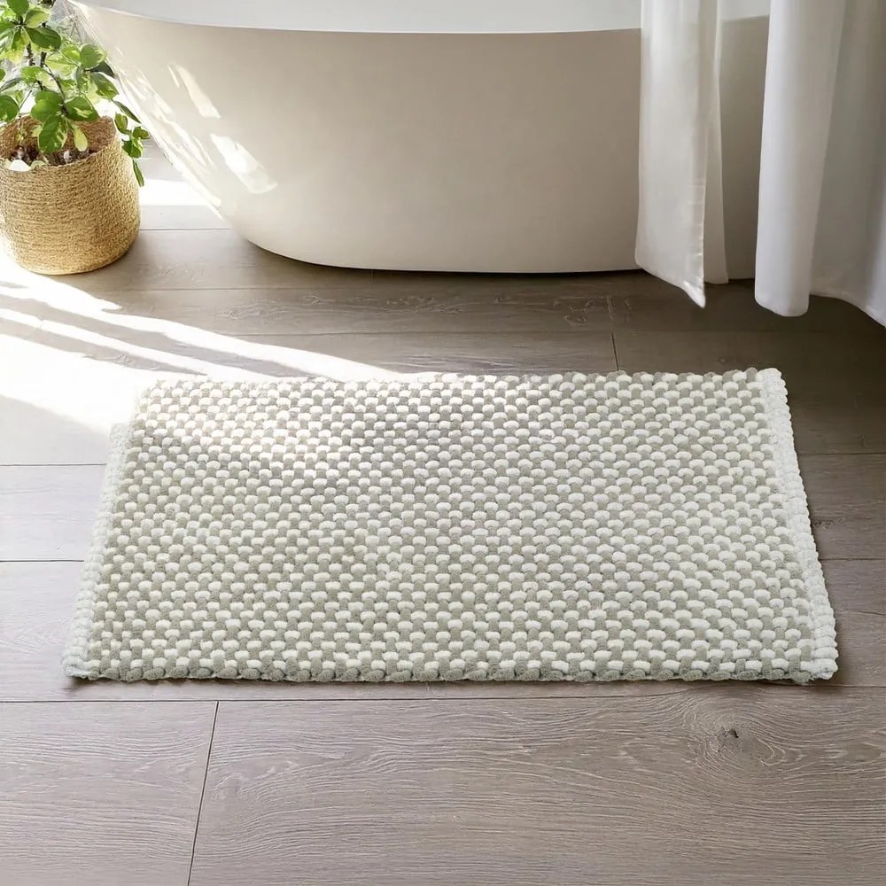 Bézs textil fürdőszobai kilépő 50x80 cm Covelo – Wenko