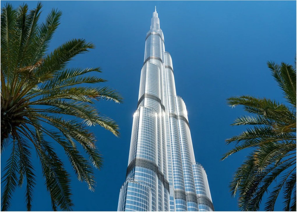 Kép - Burj Khalifa (üvegen) (70x50 cm)