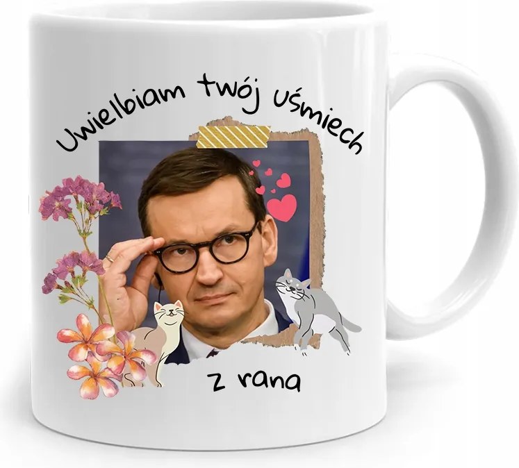 Bögre Politikus Miniszterelnök Mateusz Morawiecki Pis