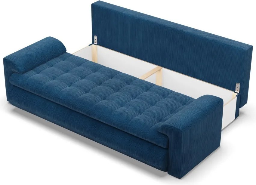 Tokio kanapéágy, kordbársony, kék