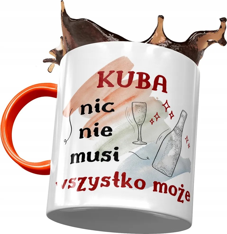 Narancssárga Bögre Kuba Férj Kolléga Ajándék Nyomtatott Fotóval