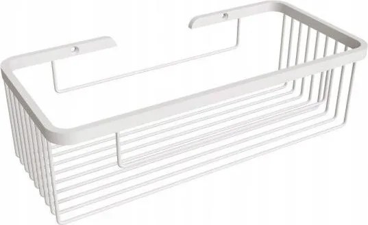 Zuhanykosár téglalap alakú nagy fehér Andex Classic 085B