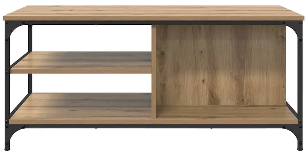 vidaXL Dohányzóasztal Artisan tölgy 100 x 50 x 45 cm Faanyag