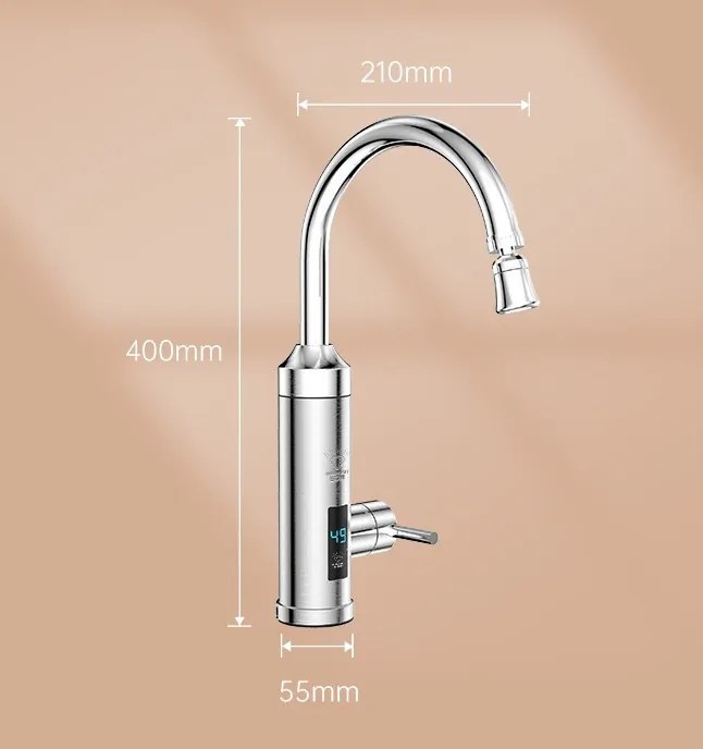 Vízmelegítős csap alsó kiállás RX-011-1 MDDD267