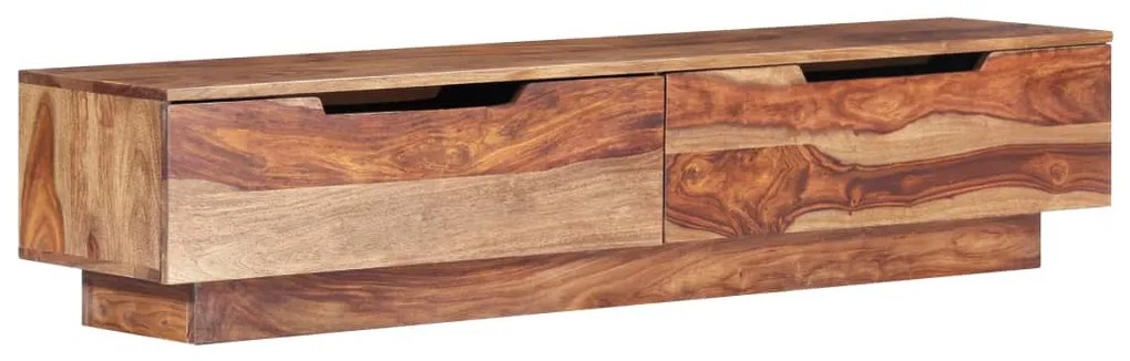 tömör fa TV-szekrény 145 x 30 x 30 cm