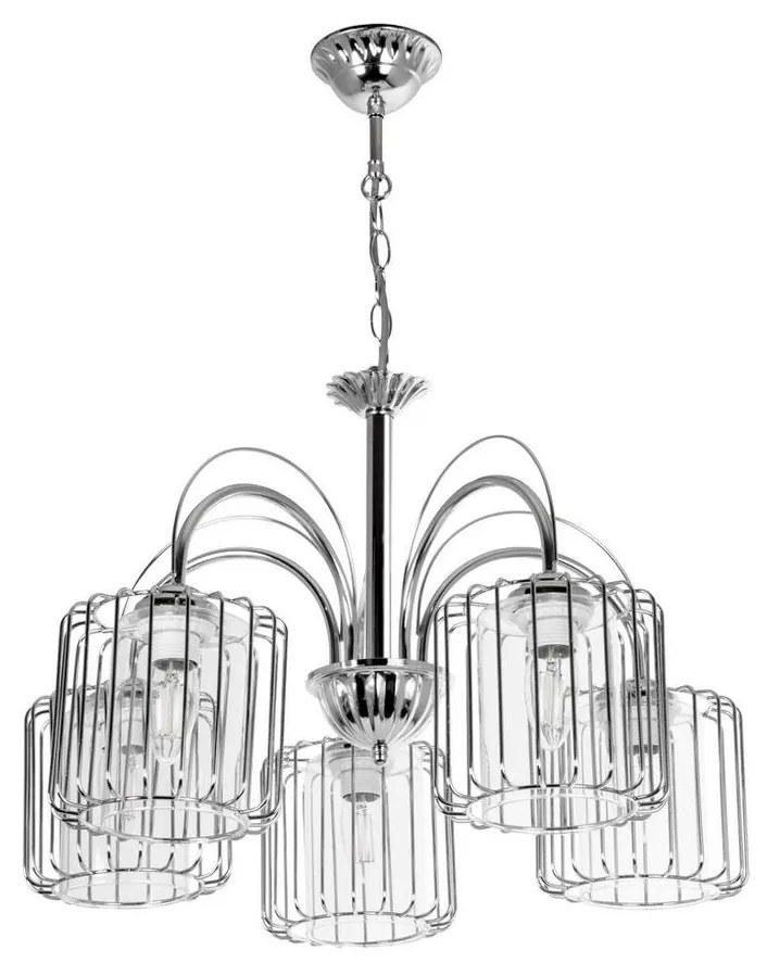 Csillár  láncon 5xE27/60W/230V