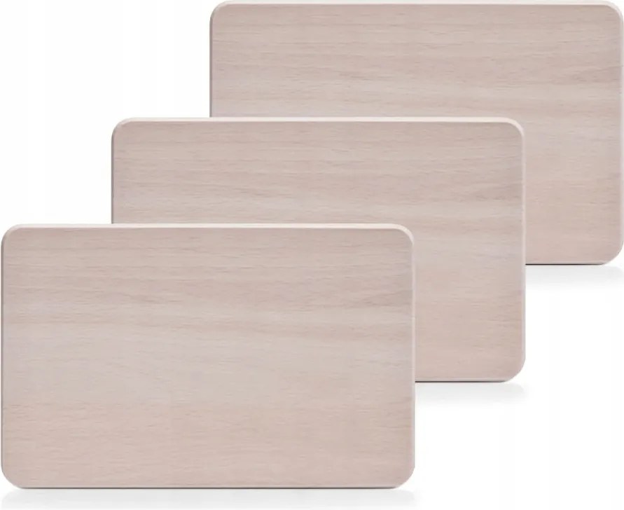 3 db-os bükk deszka szett, 14x22cm