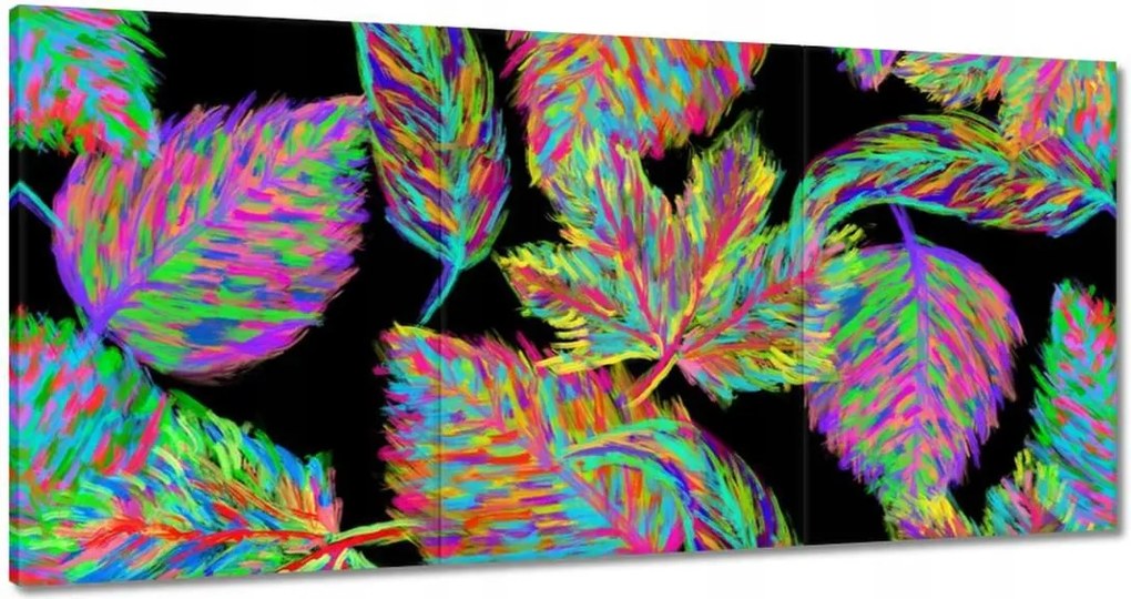 Vászonkép 120x60 Színes levelek Levelek