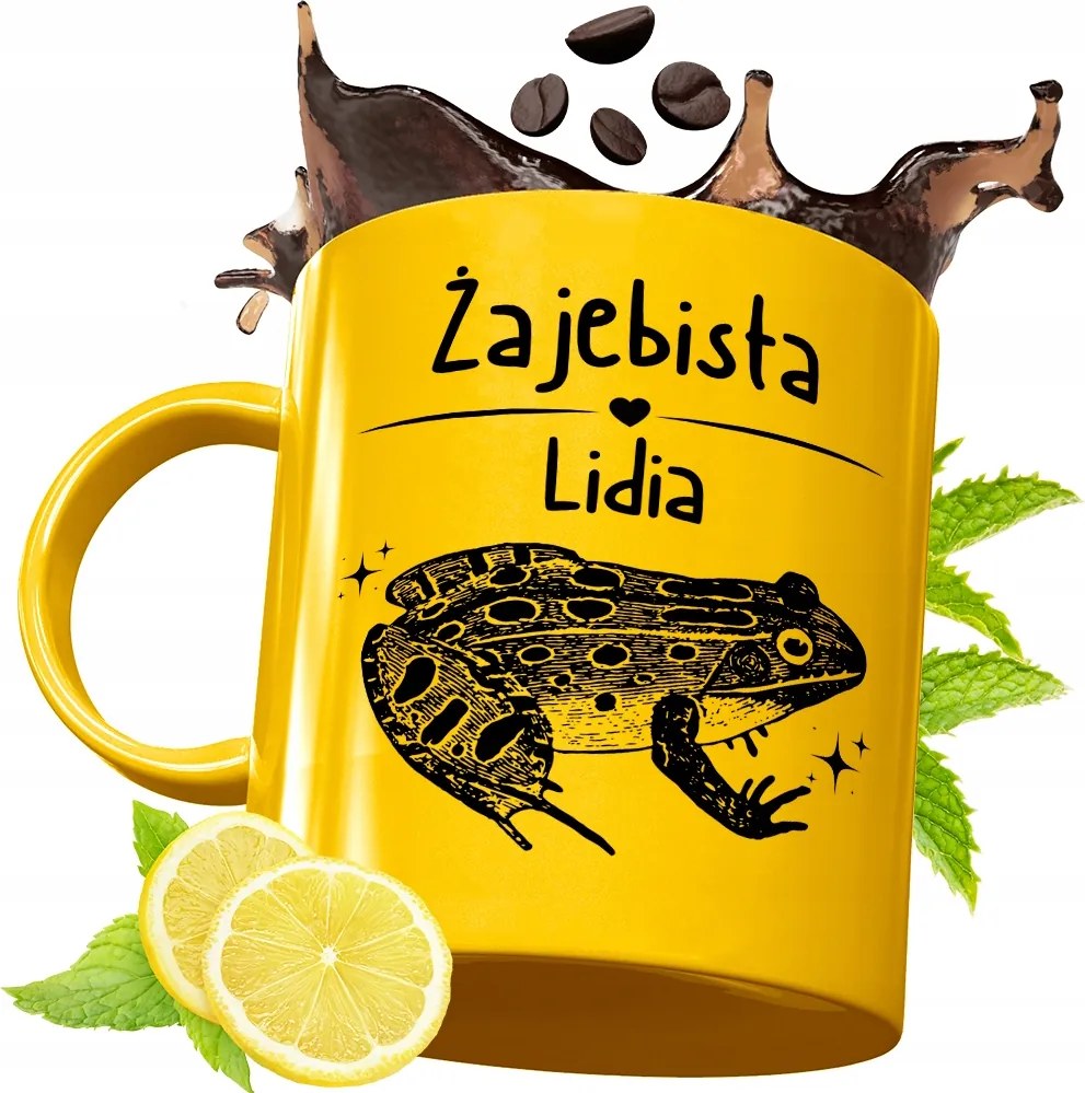 Arany Prémium Bögre Lídiának Születésnapra Ajándék Nyomtatott