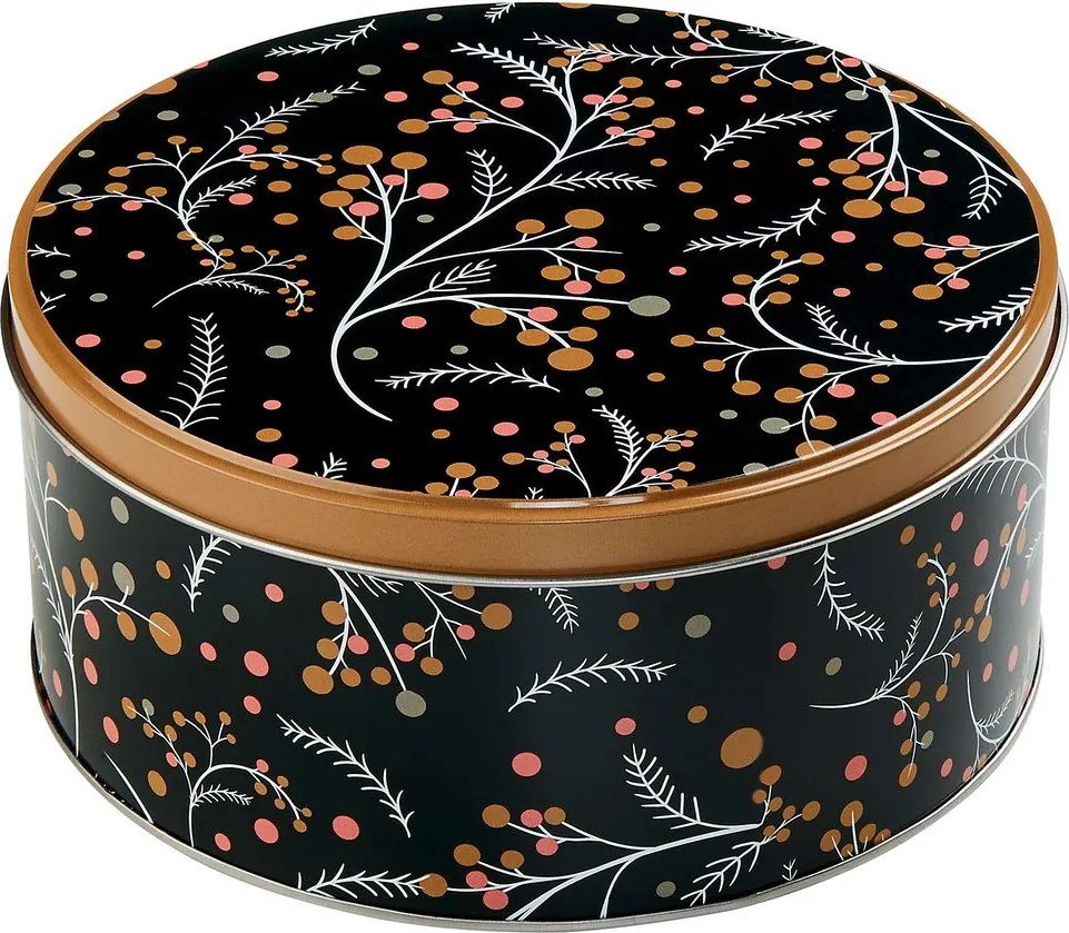 COOKIE JAR fém tárolódoboz, bogyók, Ø 16,7 cm