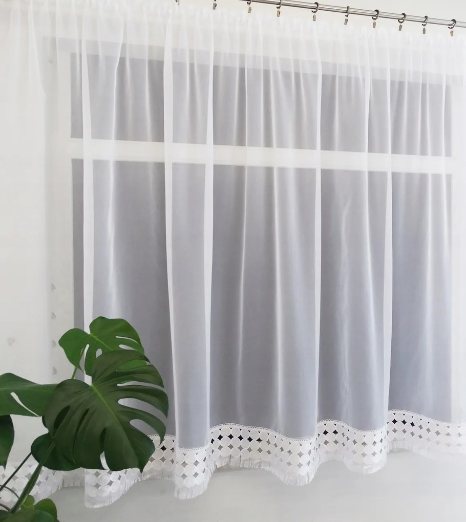 Mg Függöny Fátyol gipiura 6085 300x155cm Egyenes