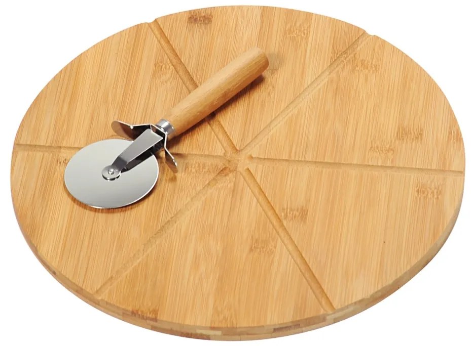 Kesper 58462 Pizzadeszka és szeletelő, 32 cmátmérővel