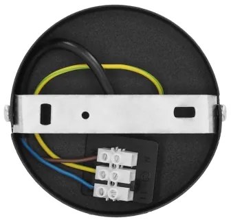 SARTA függőlámpa zsinórral 1xE27/60W/230V fekete/juta