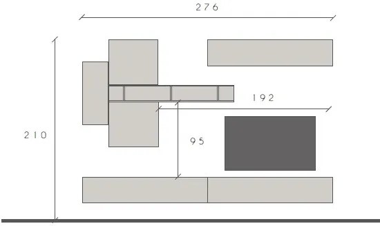 Infinity 2.0 7 db-os szett Cadiz tölgy / fehér
