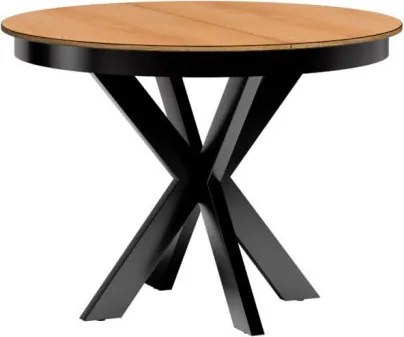 Fonti F-10 modern kinyitható asztal (110-150 cm), karamell tölgy