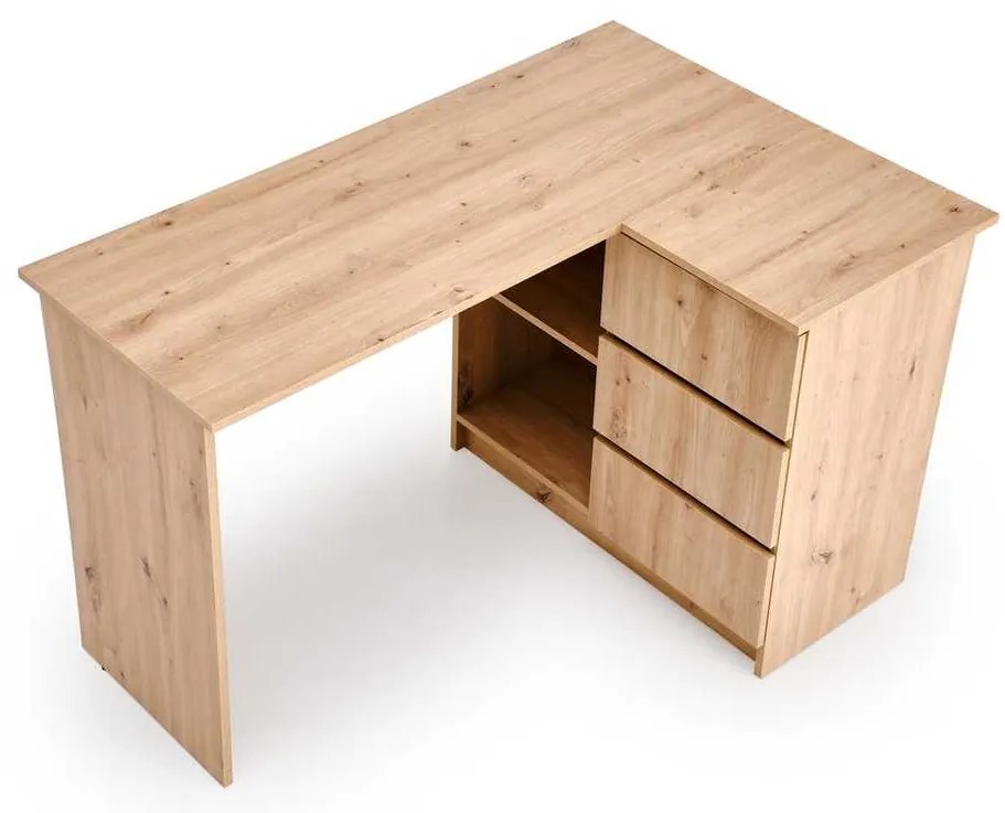 Pendle íróasztal, artisan tölgy