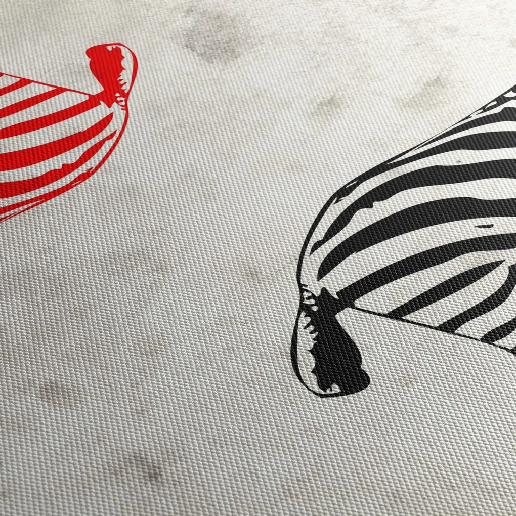 Kép - Zebrák (120x50 cm)