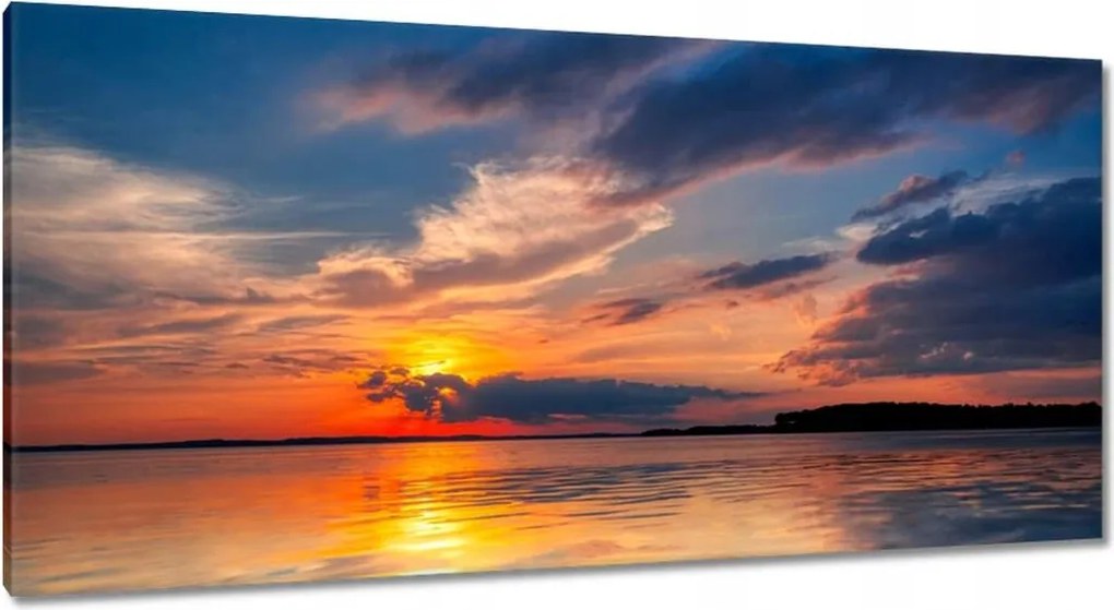 Vászonkép 115x55 Naplemente Trópusok