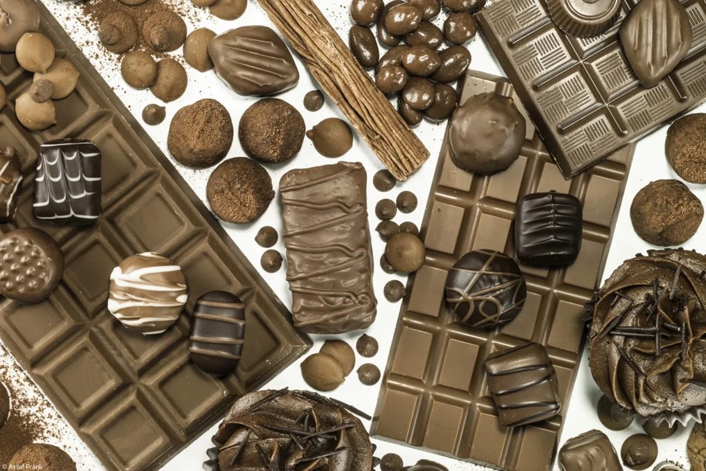 Poszter 30x20cm Csokoládék és kekszek, Assaf Frank