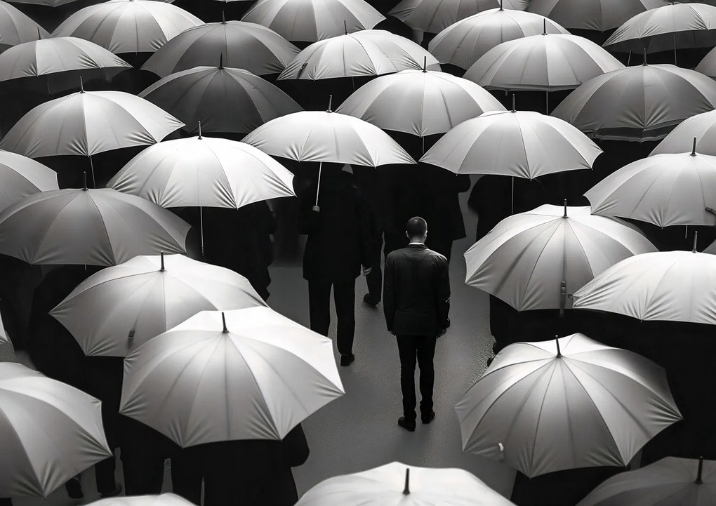 Poszter 29,7x21cm Magány a tömegben