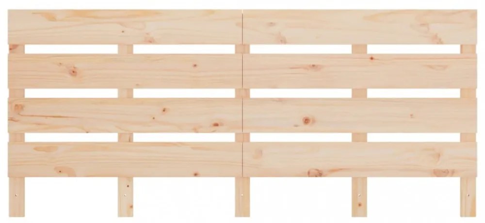 tömör fenyőfa fejtámla 120x3x80 cm