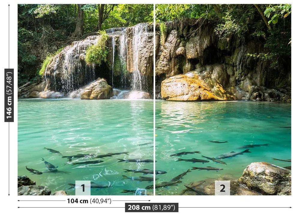 Fotótapéta Erawan vízesés 104x70 cm