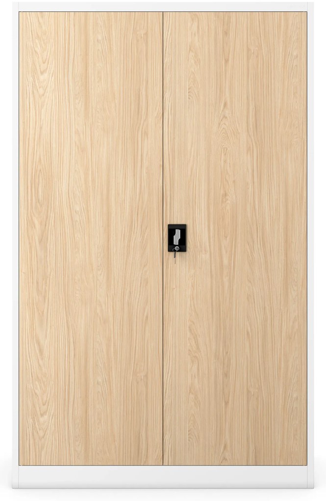 JAN II cabinet white RAL9003 sonoma oak H1850*W1150*D400