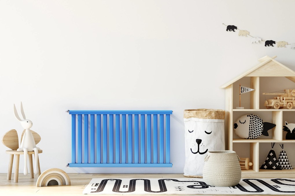 Regnis Kalipso szoba, fűtőelem 540x740mm 500mm csatlakozással, 437W, fekete matt, KPP/740/540/D500/FEKETE