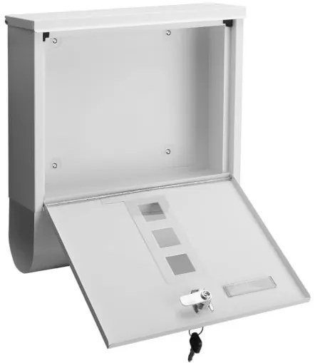 monzana® Postaláda 30,5x8,5x33,5 cm - fehér