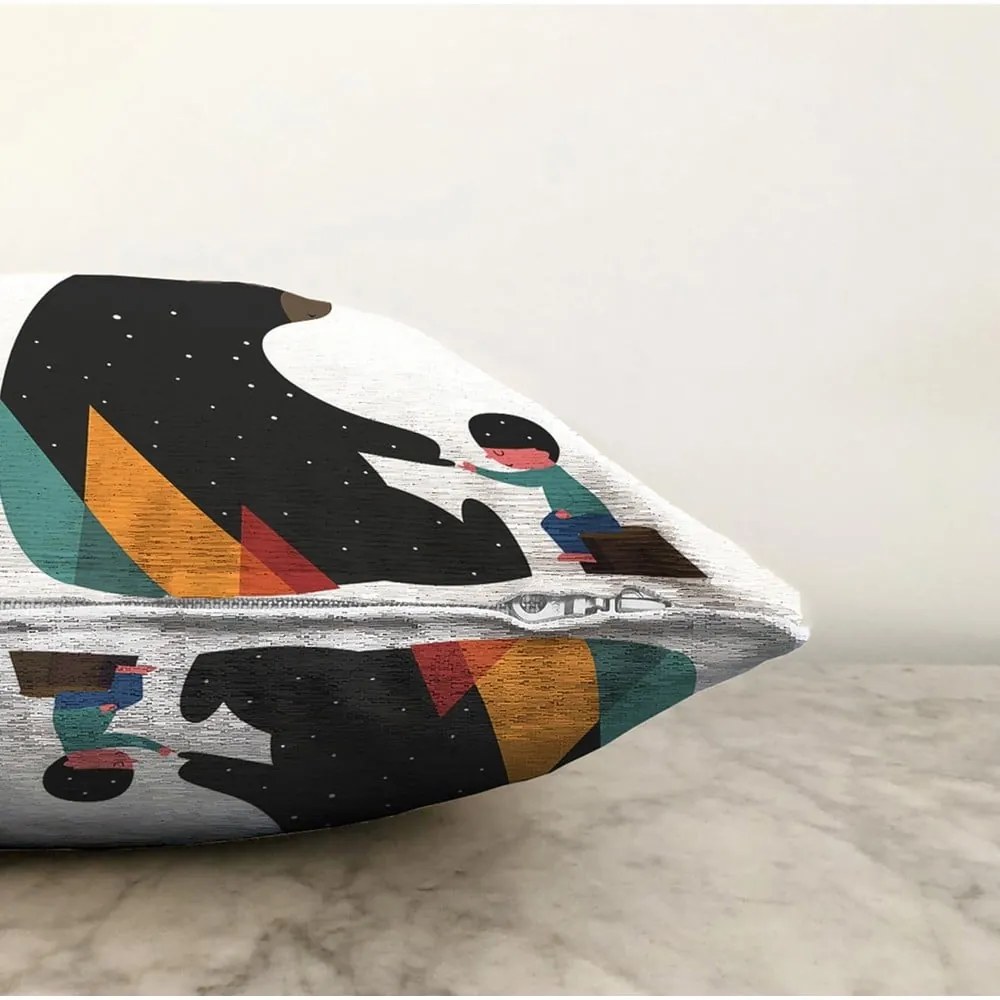 Bear pamut keverék párnahuzat, 55 x 55 cm - Minimalist Cushion Covers