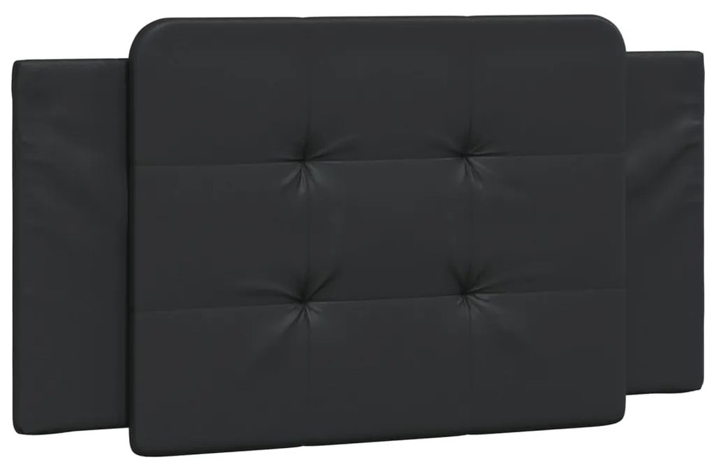 fekete műbőr fejtámla párna Zadar 100 cm