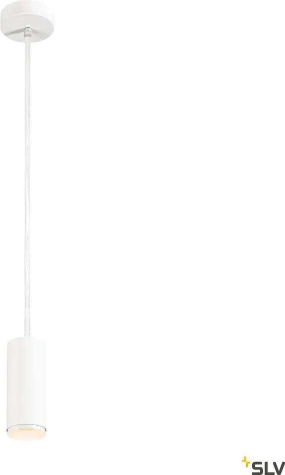 SLV 1004439 NUMINOS PD DALI S Hengeres Függesztett Lámpa Fehér, Fekete LED IP20