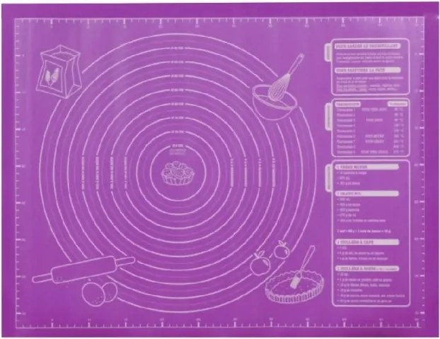 Szilikon Asztali Sütő Alátét Nagy 50x40 cm