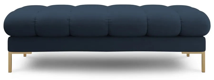 Sötétkék párnázott pad Bali – Cosmopolitan Design