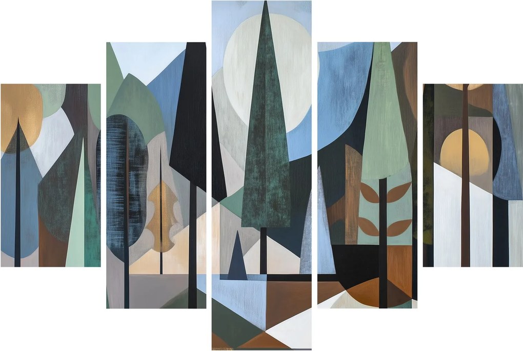 Kép - Természetes geometriai absztrakció II. (150x105 cm)