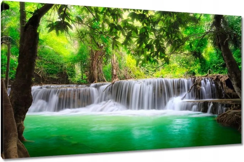 Vászonkép 120x70 Tájkép vízesés