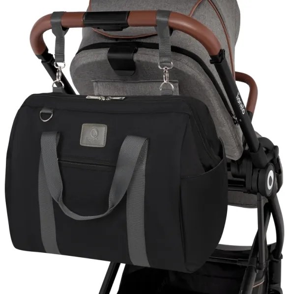 Lionelo - Pelenkázótáska babakocsihoz IDA Black Onyx