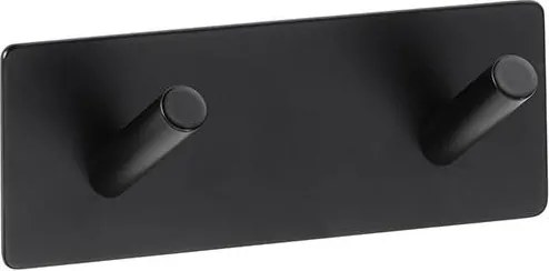 Akasztó 11,5x4,5 cm rozsdamentes acél/fekete