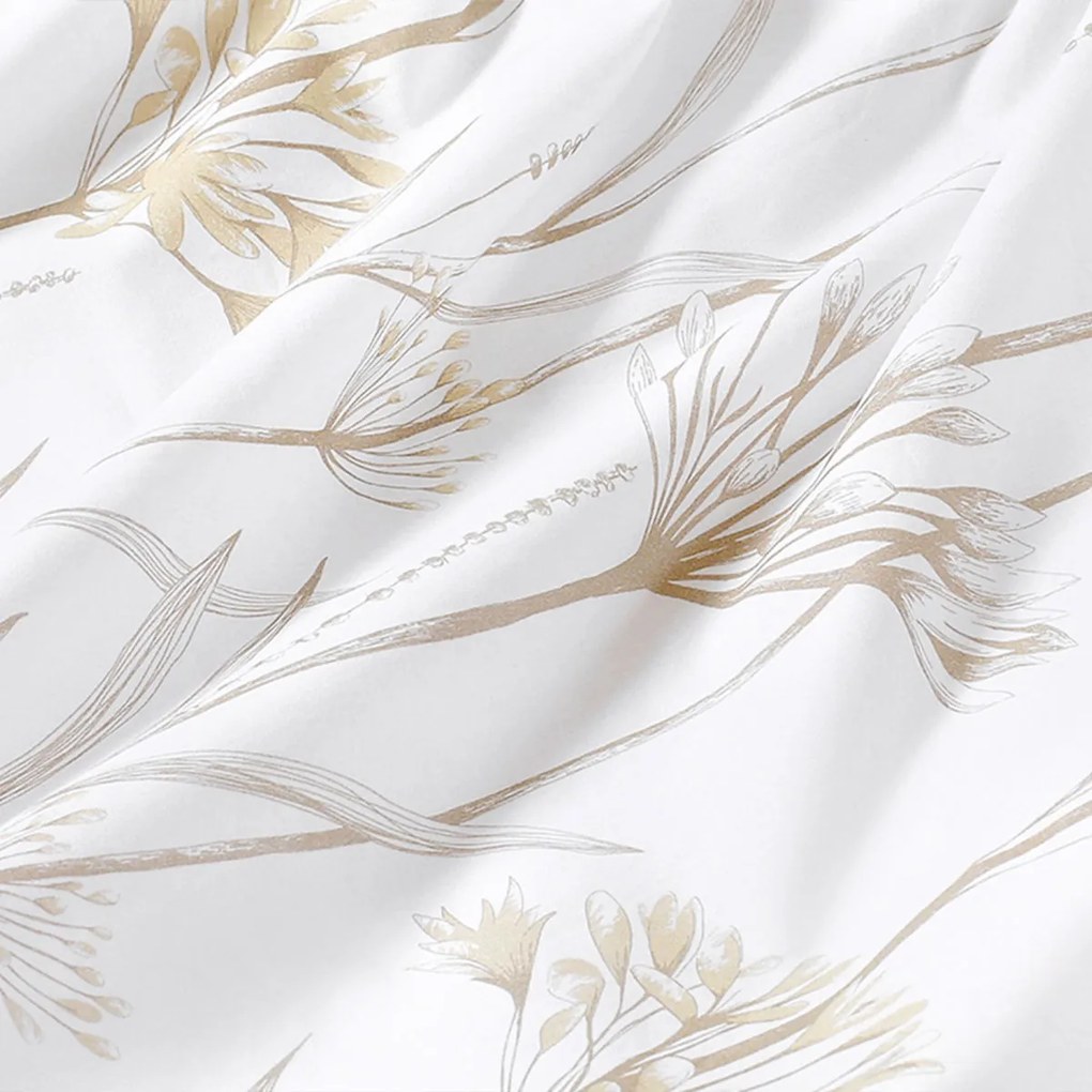 Goldea pamut gumis lepedő - kerti dísznövények 160 x 200 cm