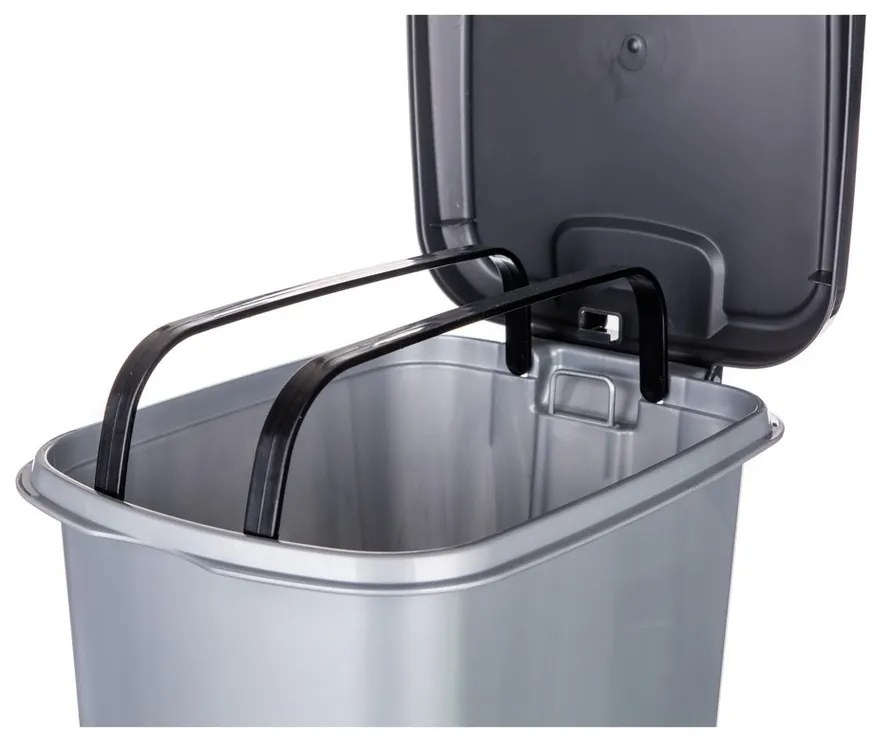 Banquet STEP pedálos szemeteskosár 40 l, krémszínű, 40 l