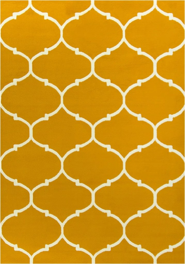 60x110 cm Mézes Mustár Szőnyeg Luna Lóhere Marokkó Konyha